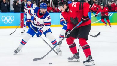 Team Canada vs U.S. Olympics hockey