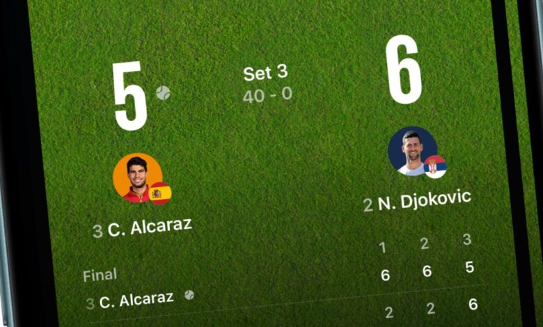 Apple Sports app serves up an ace of an update for tennis fans