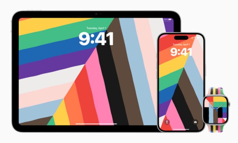 Apple just dropped a new watch band and wallpapers for Pride 2025