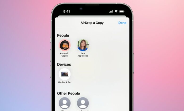 Apple just made AirDrop safer for sharing files with strangers