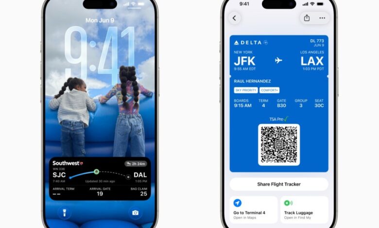 Apple’s iOS 26 smart boarding passes are finally beginning to appear