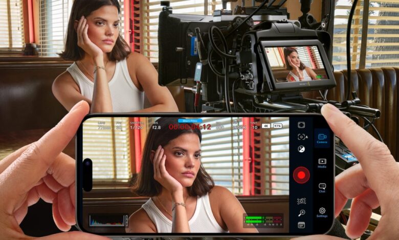 Blackmagic’s camera app now lets you stream like a pro without extra gear