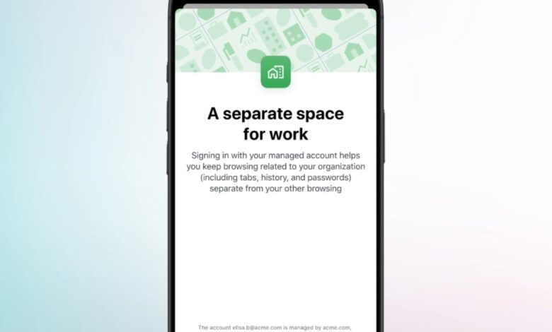 Google Chrome makes it easier for iPhone users to separate work and play