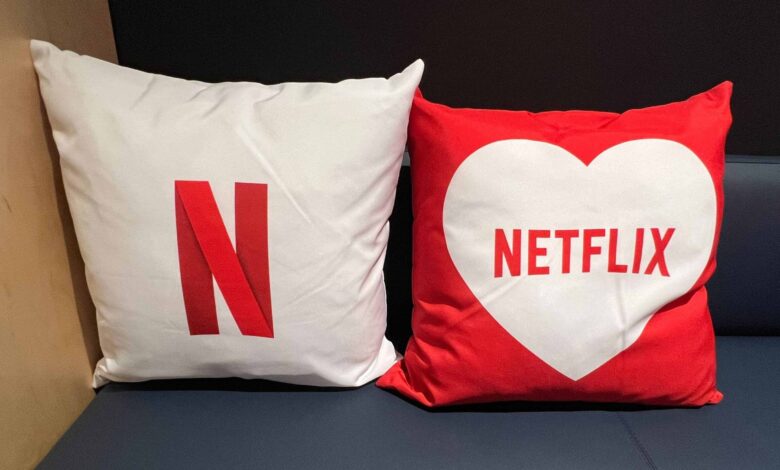 Netflix pillows