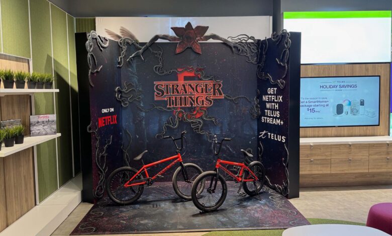 Netflix partners with Telus on in-store Stranger Things experience