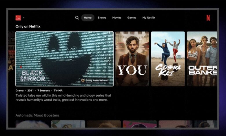 Netflix TV revamp
