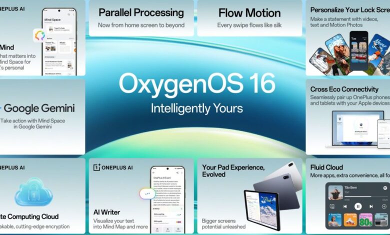 OnePlus reveals OxygenOS 16, an AI-first evolution with a few Apple surprises