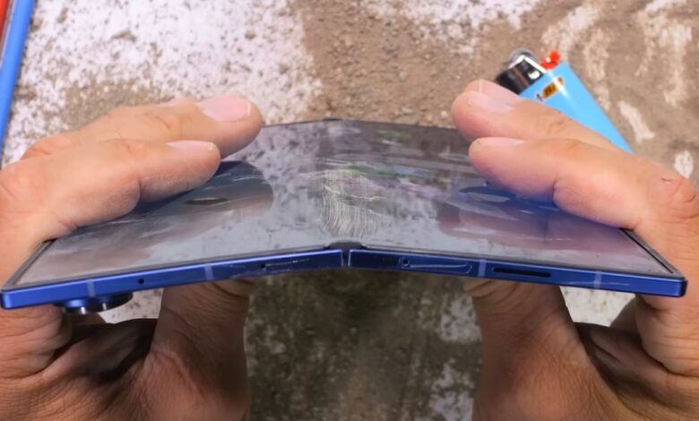 Watch the Galaxy Z Fold 7 do something amazing in this brutal bend test