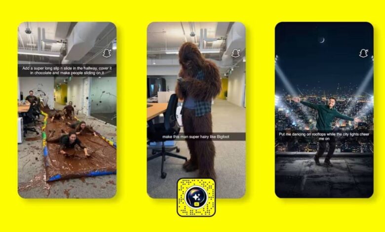 You can now try Snapchat’s Imagine Lens without a subscription