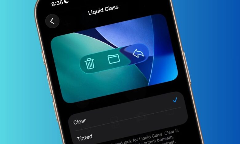iOS 26.1 update is here and it brings a fix for the controversial Liquid Glass look